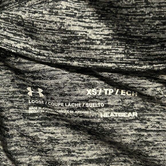 UNDER ARMOUR Women ½ Zip Top UA Tech Twist BLACK/GREY XS NEW - Picture 8 of 9